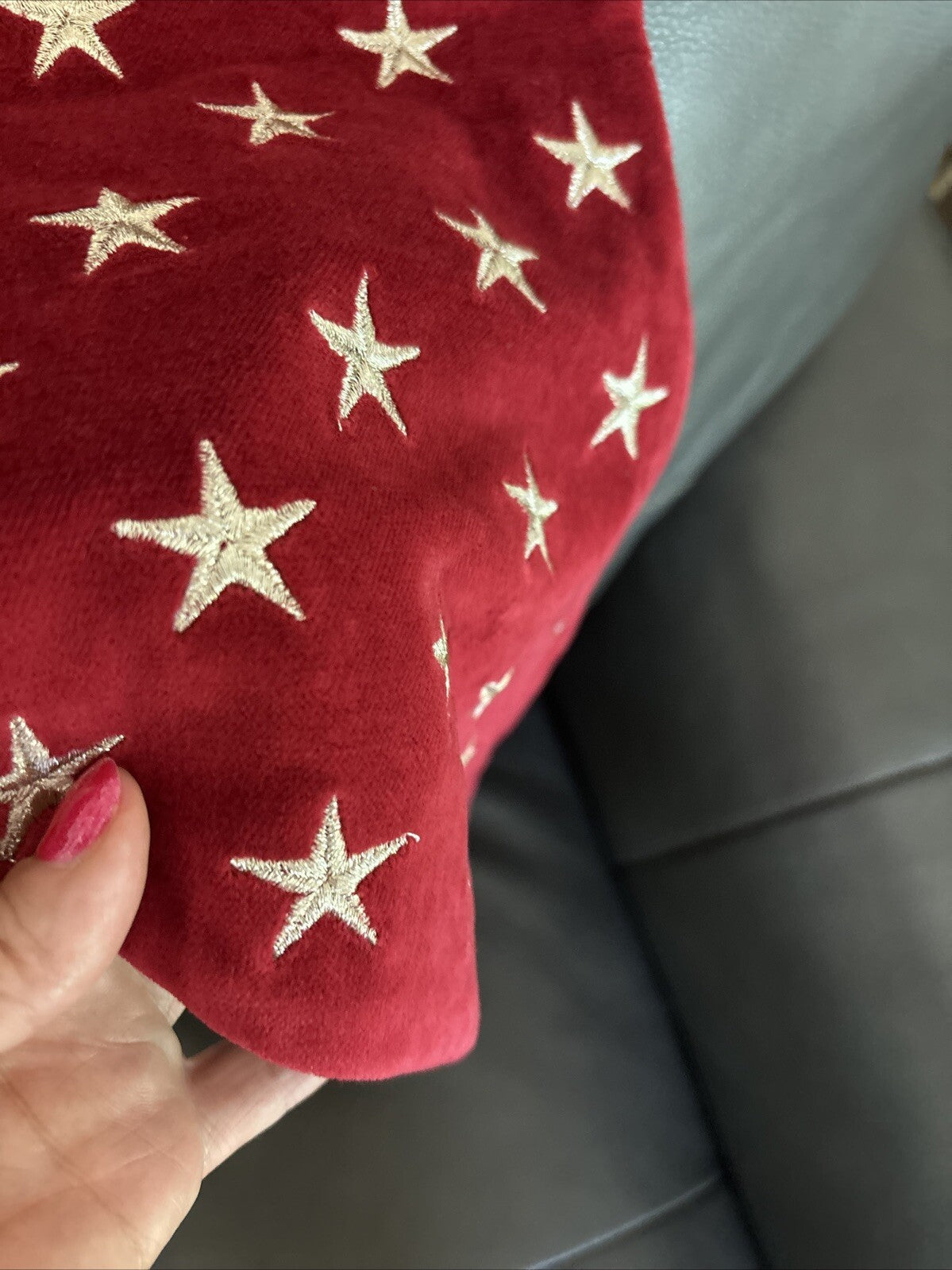 Pottery Barn Holiday Christmas stocking America USA gift birthday patriot
