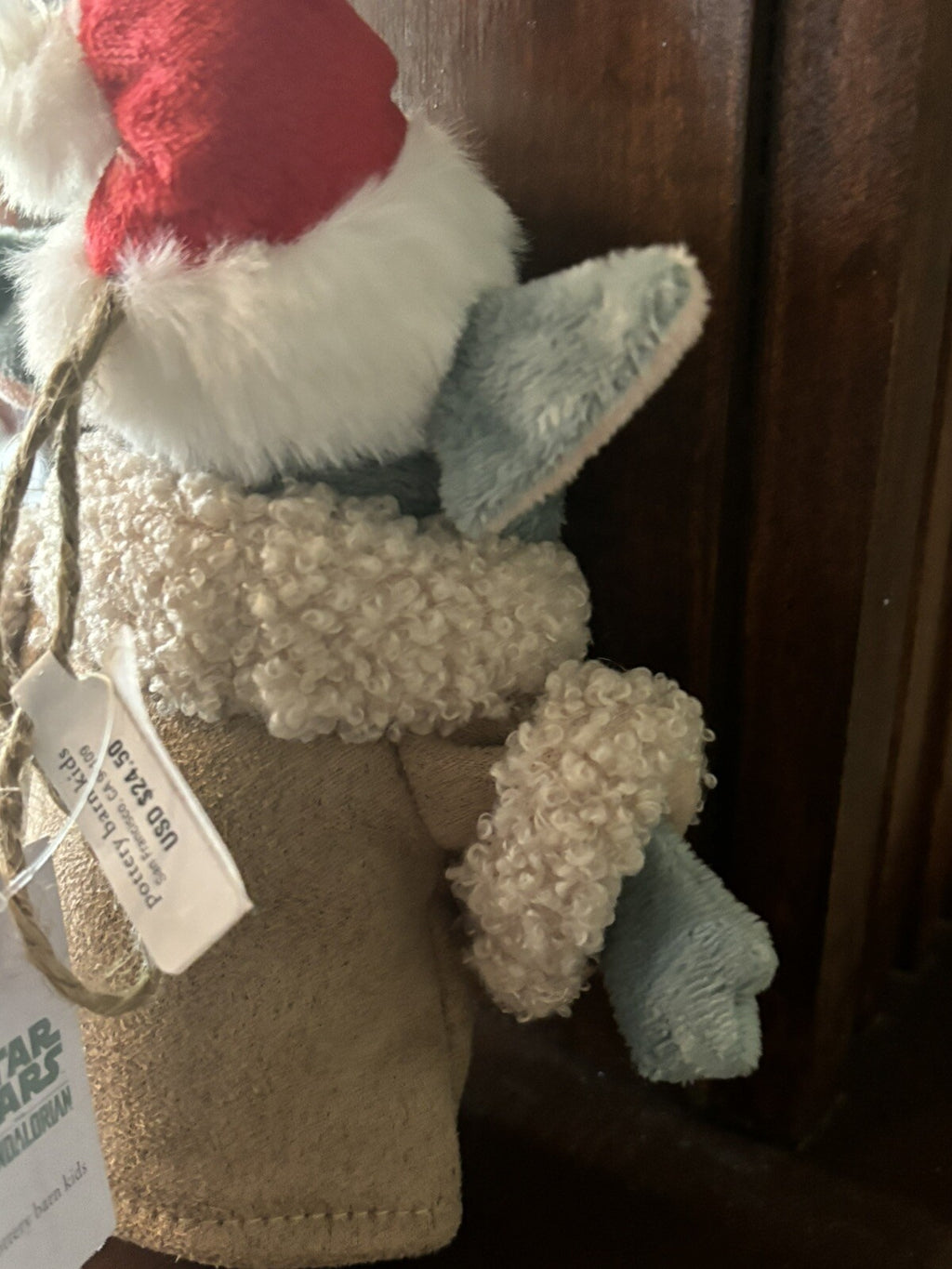 pottery barn Star wars Grogu ornament Christmas holiday gift party Disney yoda m