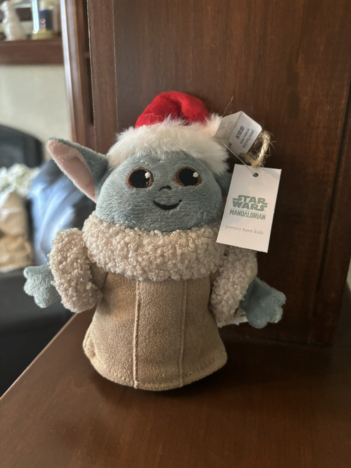 pottery barn Star wars Grogu ornament Christmas holiday gift party Disney yoda m