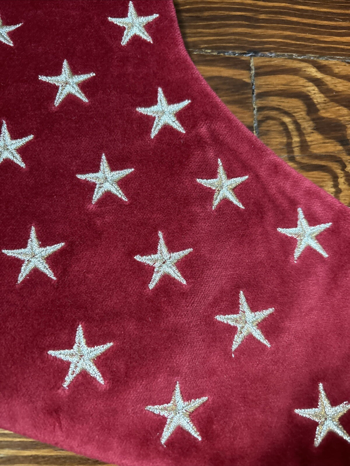 Pottery Barn Holiday Christmas stocking America USA gift birthday patriot