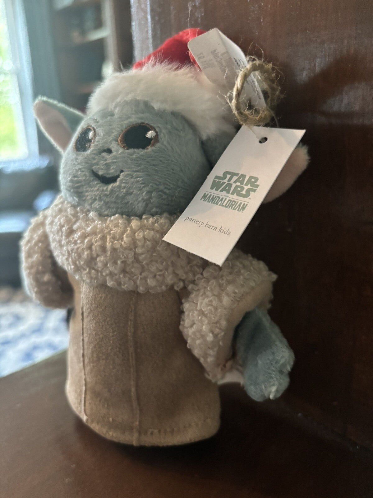 pottery barn Star wars Grogu ornament Christmas holiday gift party Disney yoda m