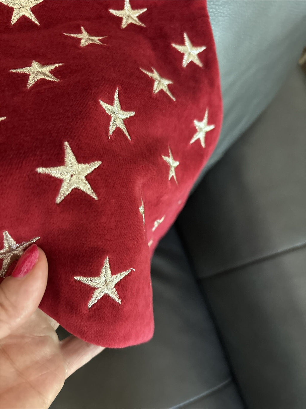 Pottery Barn Holiday Christmas stocking America USA gift birthday patriot