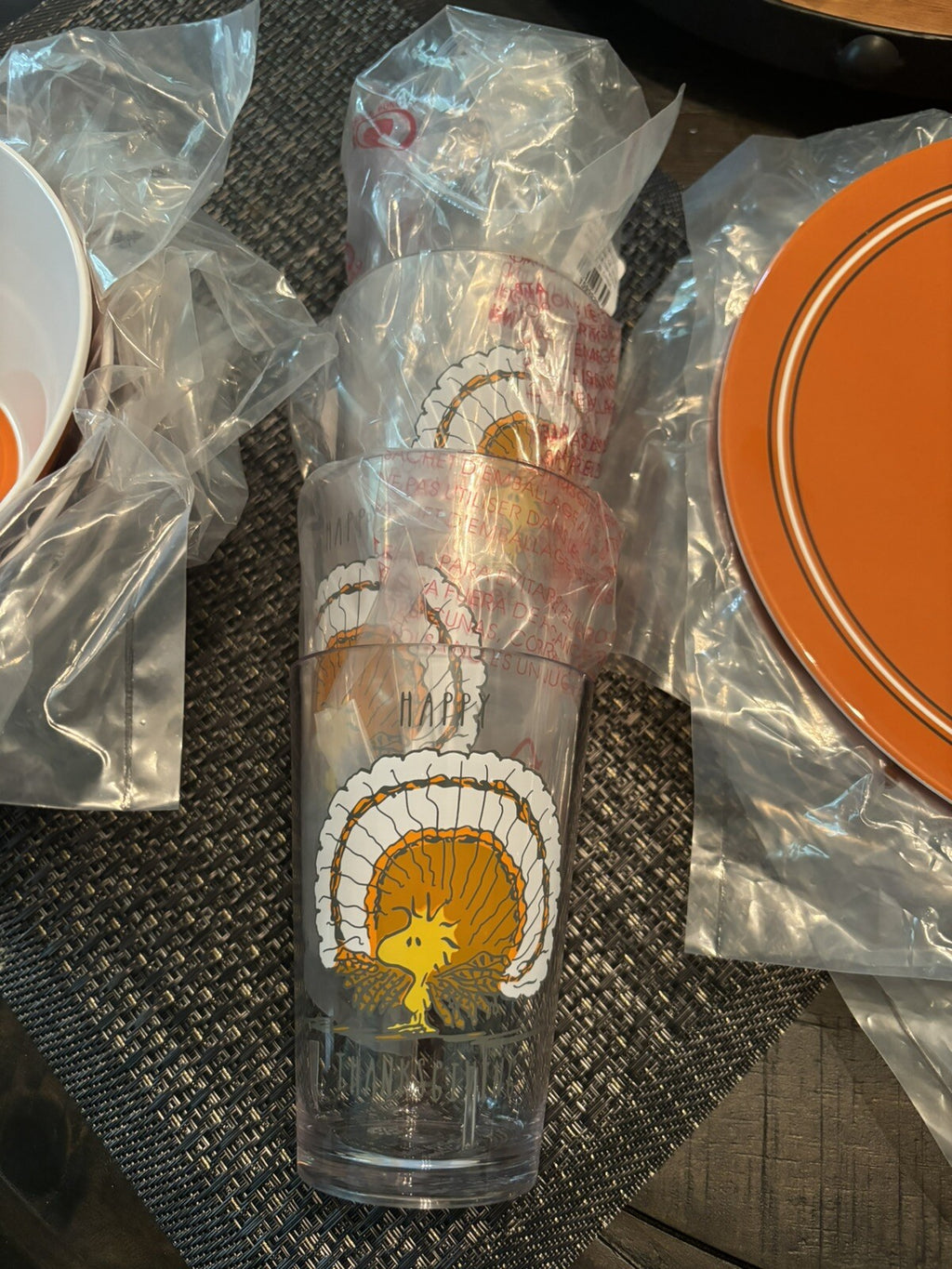 Disney Snoopy Pottery Barn plate cup Bowl UTENSIL Peanuts Party Disney SET 16 ]