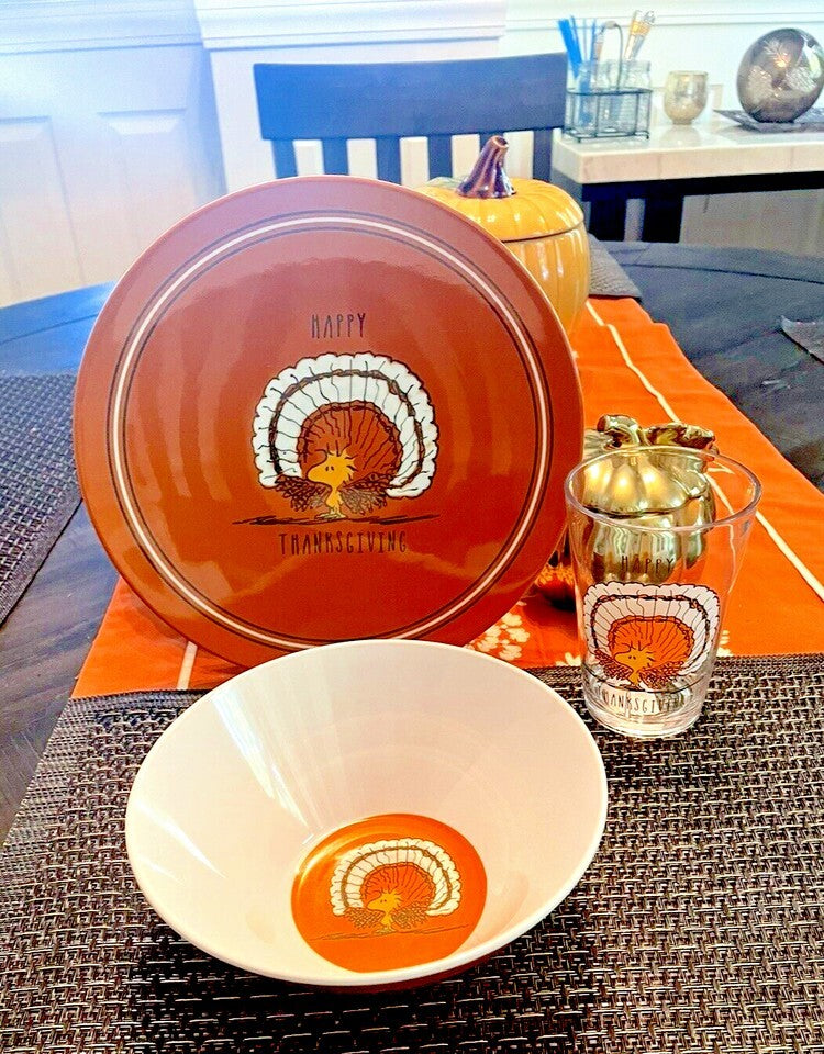 Disney Snoopy Pottery Barn plate cup Bowl UTENSIL Peanuts Party Disney SET 16 ]