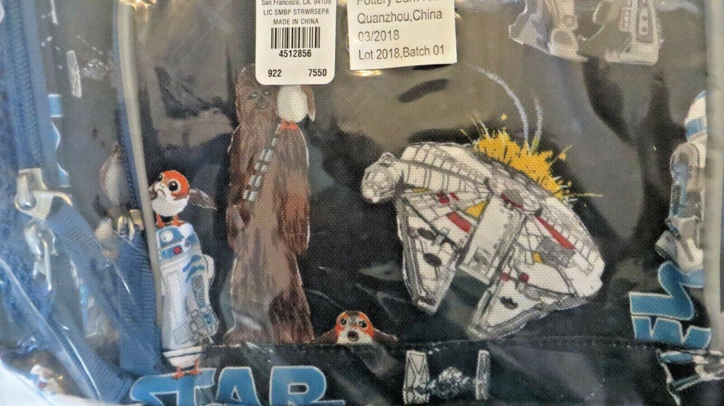 Pottery Barn school Disney STAR WARS BACKPACK Solo+LUNCH BOX+WATER BOTTLE BAG .