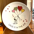 Snoopy Pottery Barn Peanuts PLATE Disney holiday party school Birthday gift m