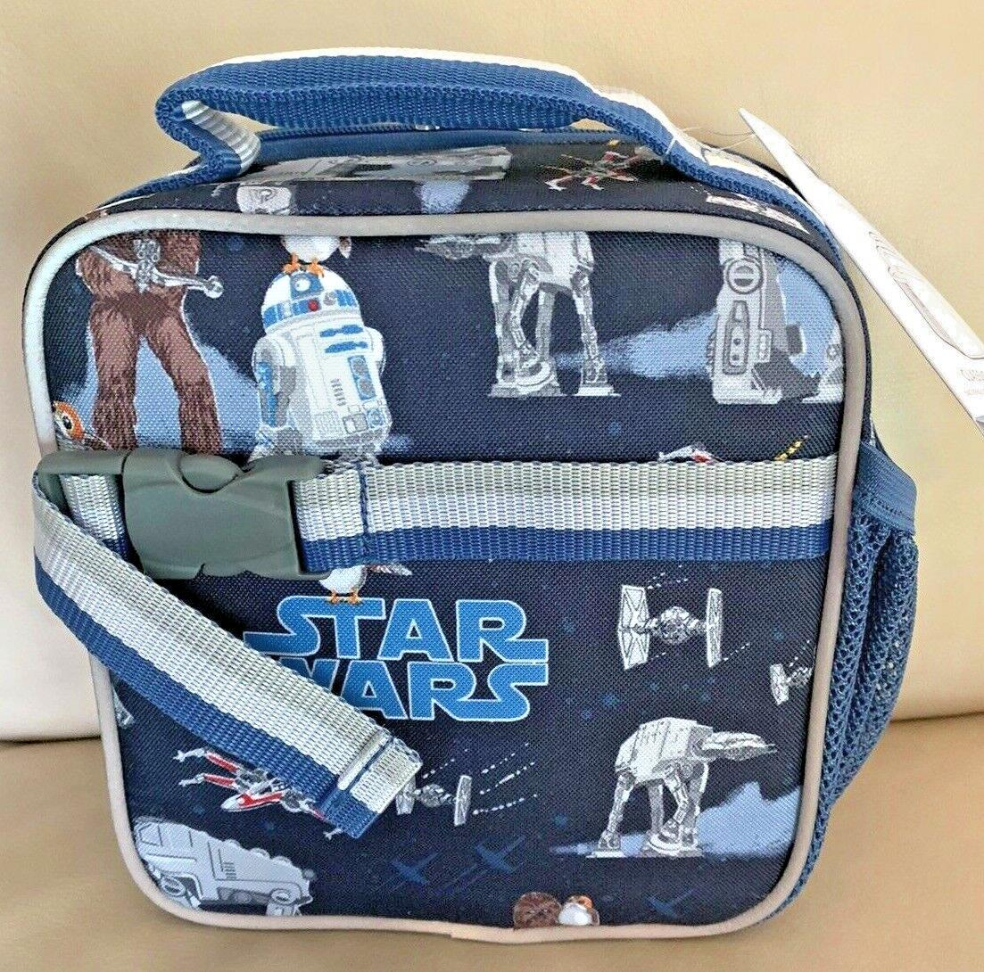 School Pottery Barn Disney STAR WARS LUNCH BOX BAG Solo jedi mandalorian grogu -