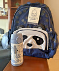 SNOOPY Pottery barn school Glitter Travel BACKPACK Disney +Water Panda Girl ?? 1