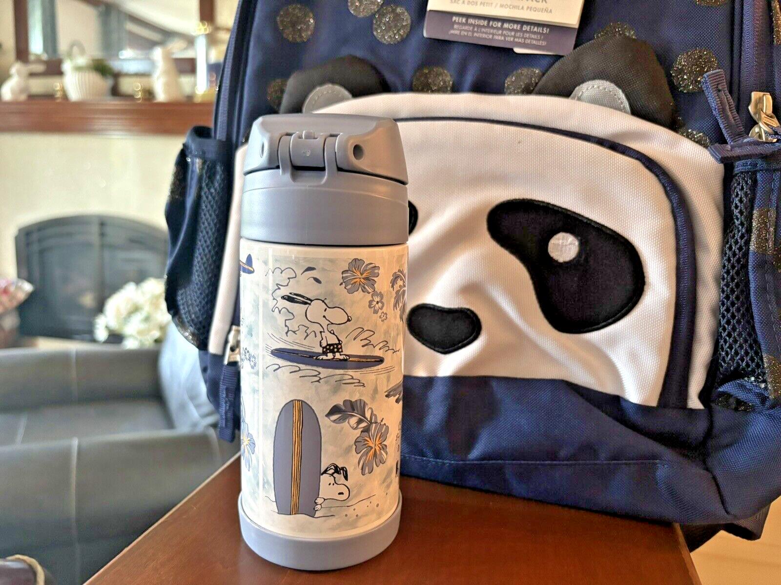 SNOOPY Pottery barn school Glitter Travel BACKPACK Disney +Water Panda Girl ?? 1