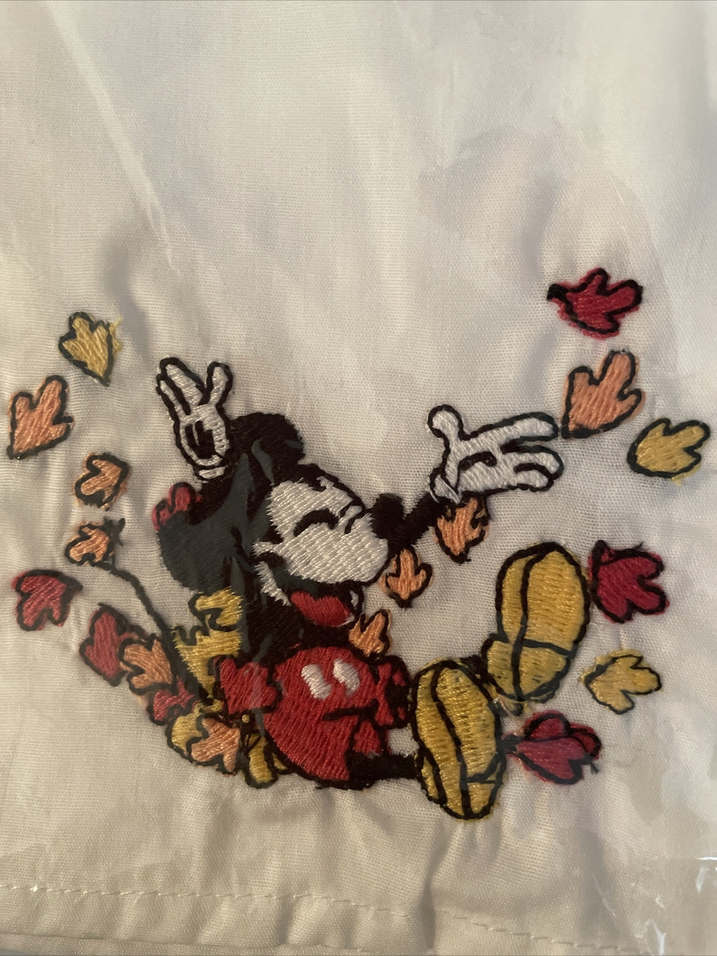 Disney Pottery Barn Mickey Mouse Napkin Thanksgiving dinner party holiday gift a