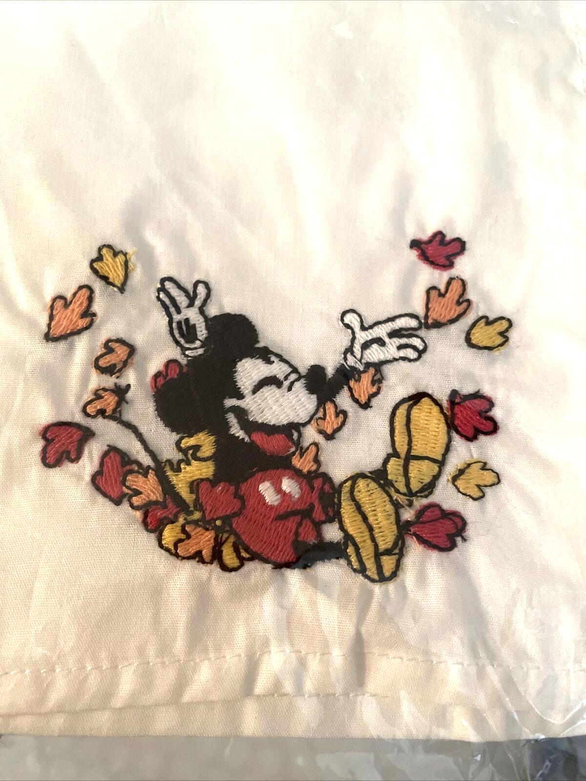 Disney Pottery Barn Mickey Mouse Napkin Thanksgiving dinner party holiday gift a