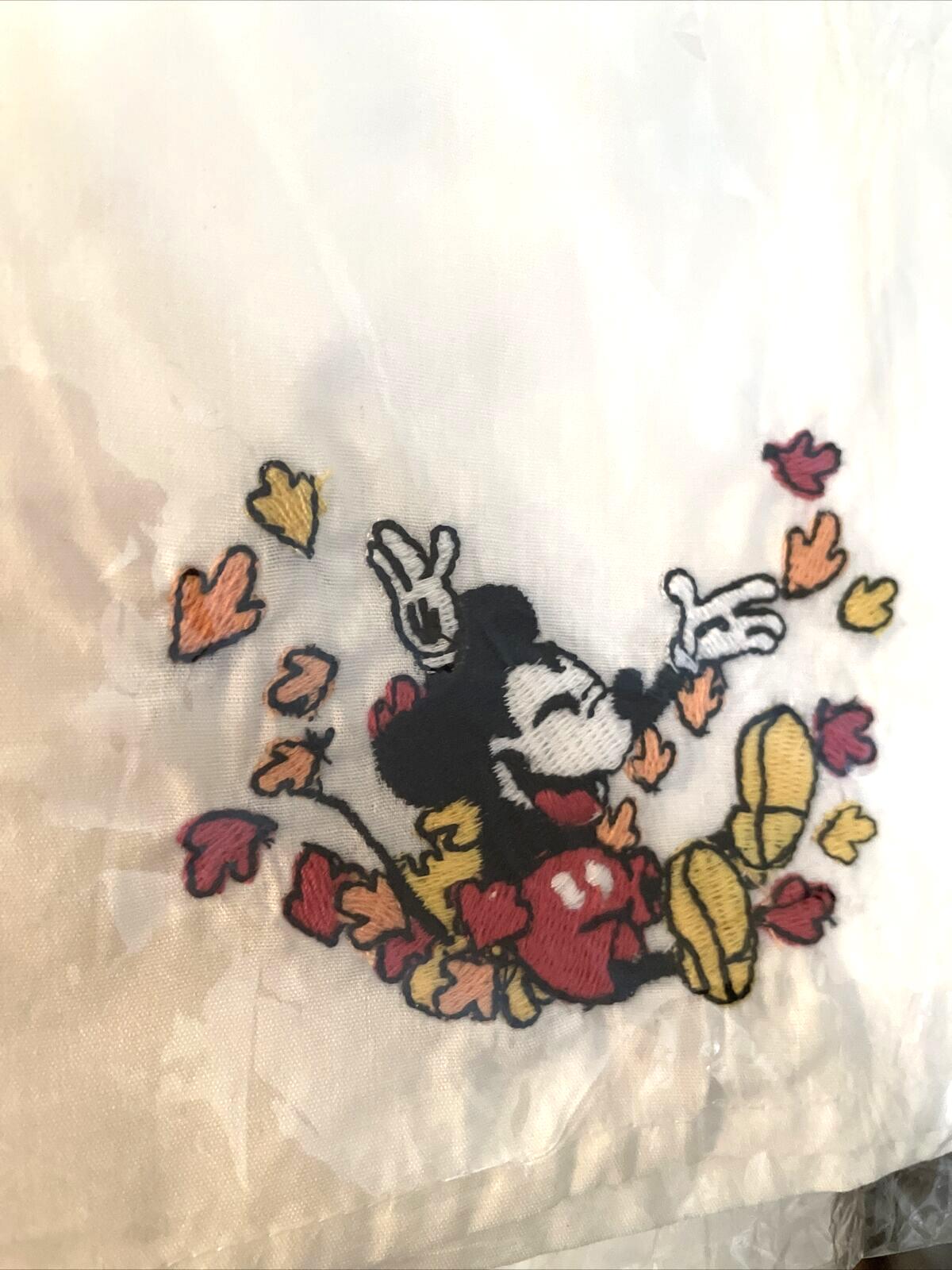 Disney Pottery Barn Mickey Mouse Napkin Thanksgiving dinner party holiday gift a