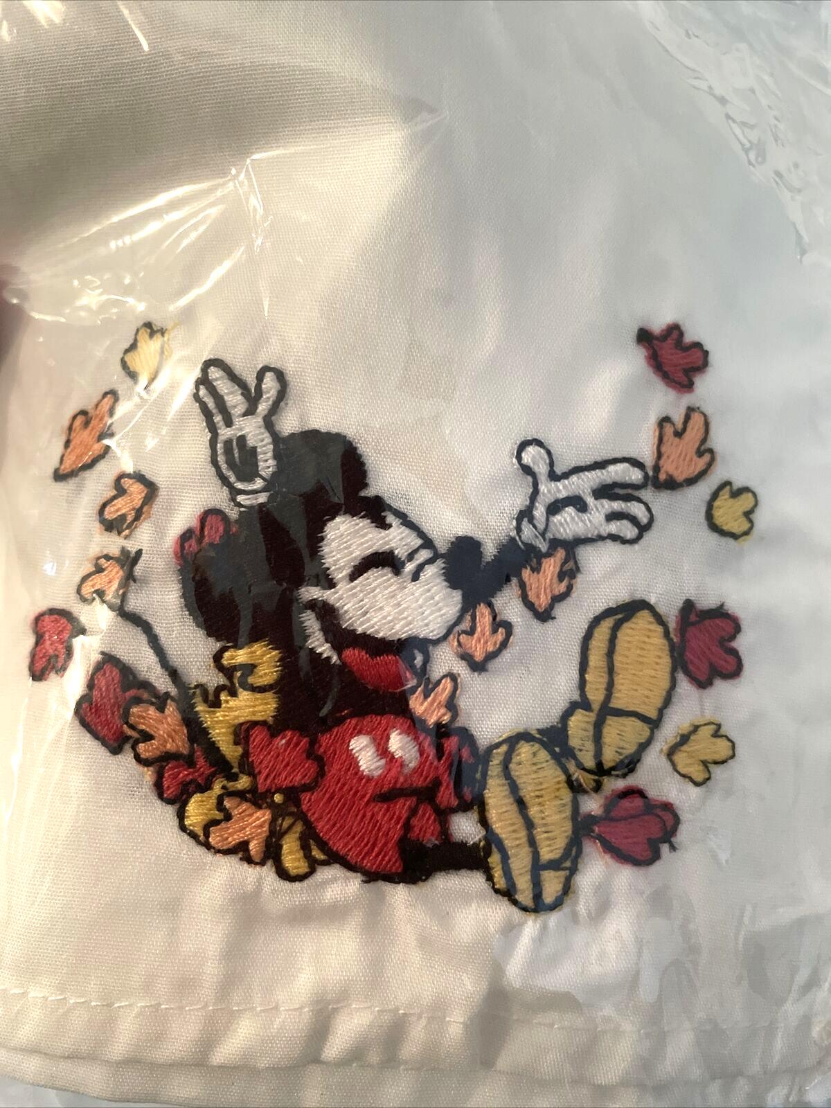 Disney Pottery Barn Mickey Mouse Napkin Thanksgiving dinner party holiday gift a