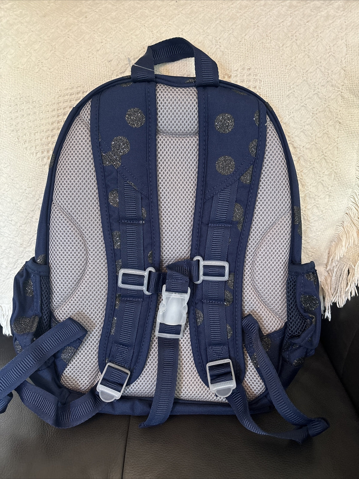 SNOOPY Pottery barn school Glitter Travel BACKPACK Disney +Water Panda Girl ?? 1