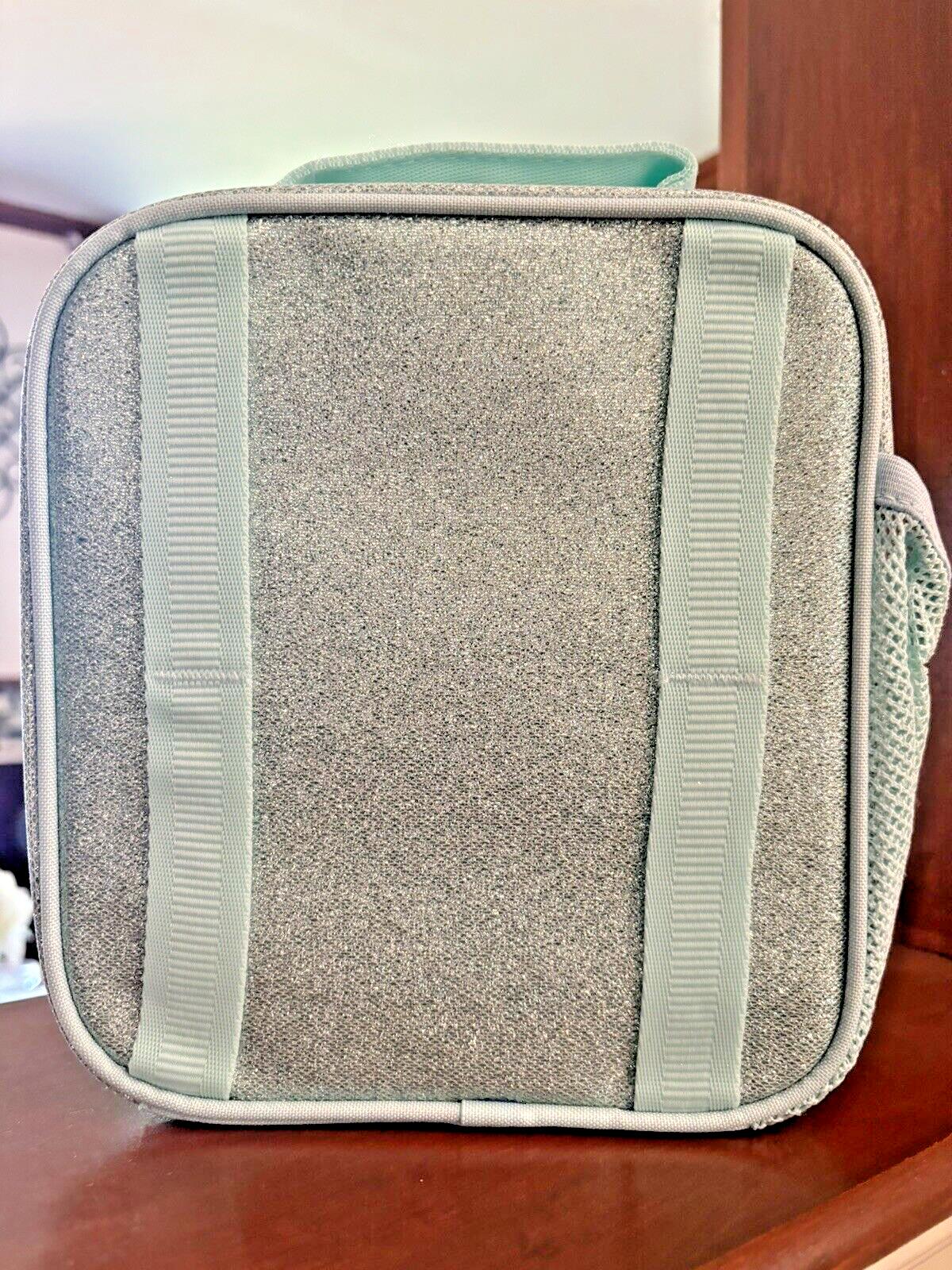 Pottery Barn school Disney Glitter Frozen LUNCH WATER girl heart Travel Bag ?? n