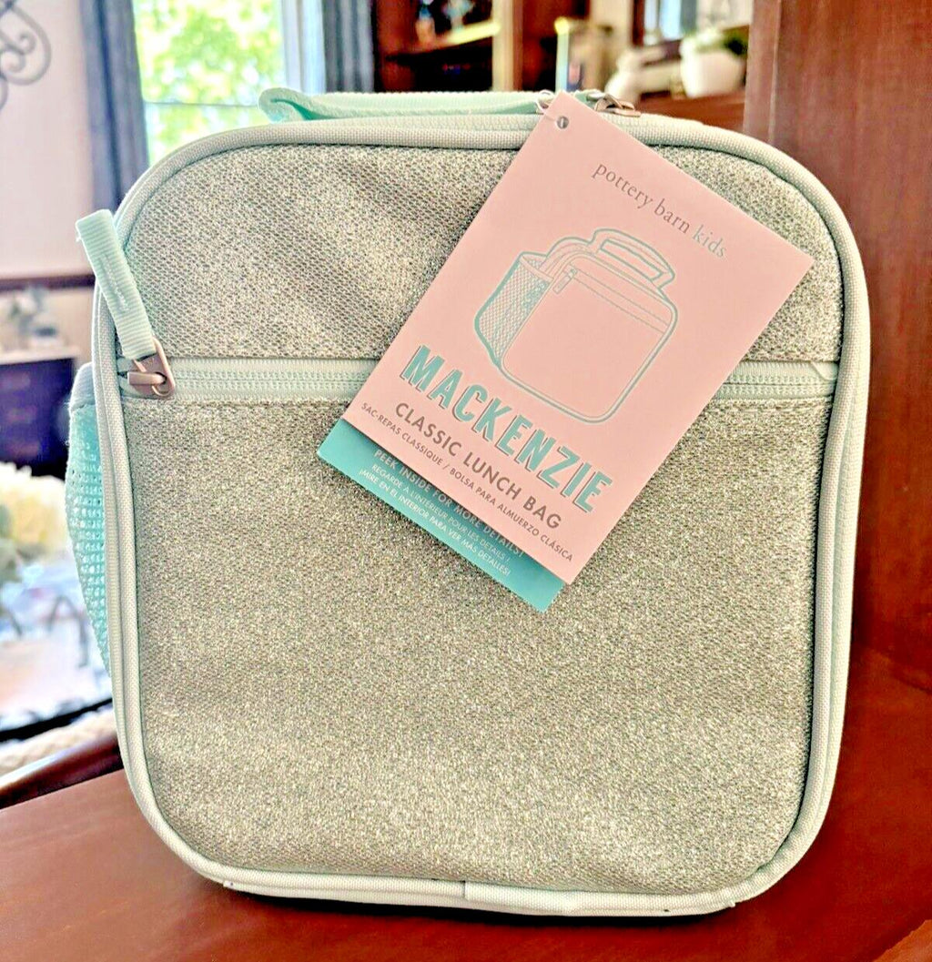 Pottery Barn school Disney Glitter Frozen LUNCH WATER girl heart Travel Bag ?? n