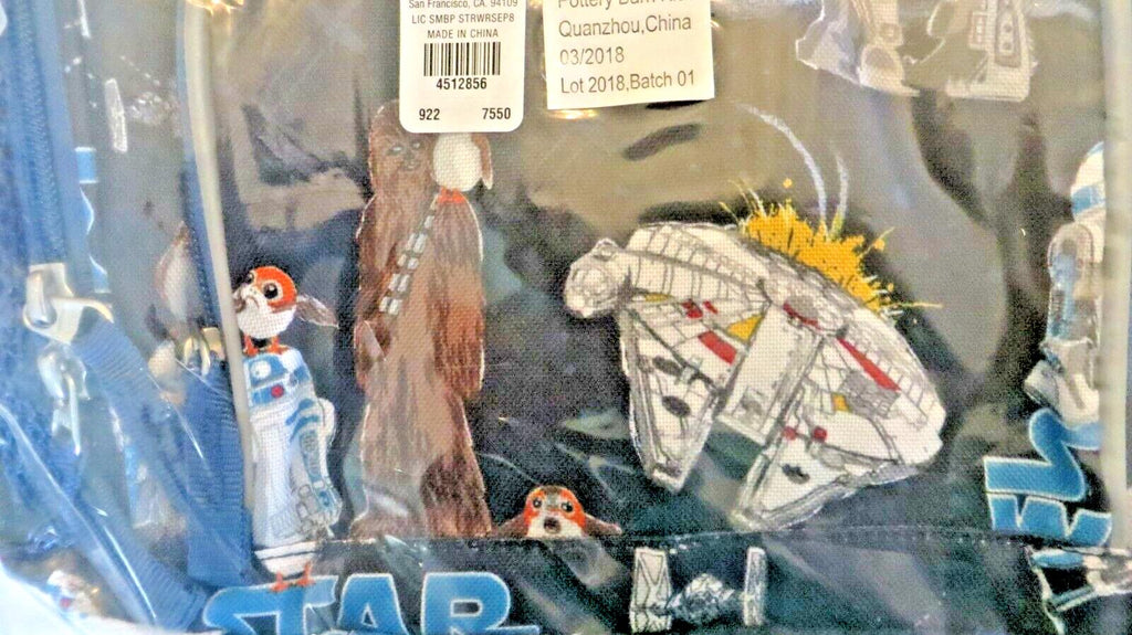 Pottery Barn LUNCH BOX BAG school Star wars Solo Disney + water space kids set -