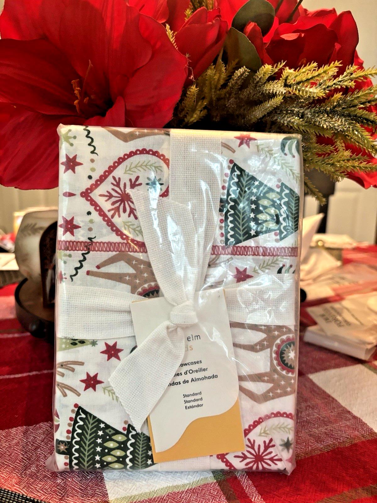 West Elm pottery barn Holiday Christmas Day Nutcracker Pillowcase kidgift set 2