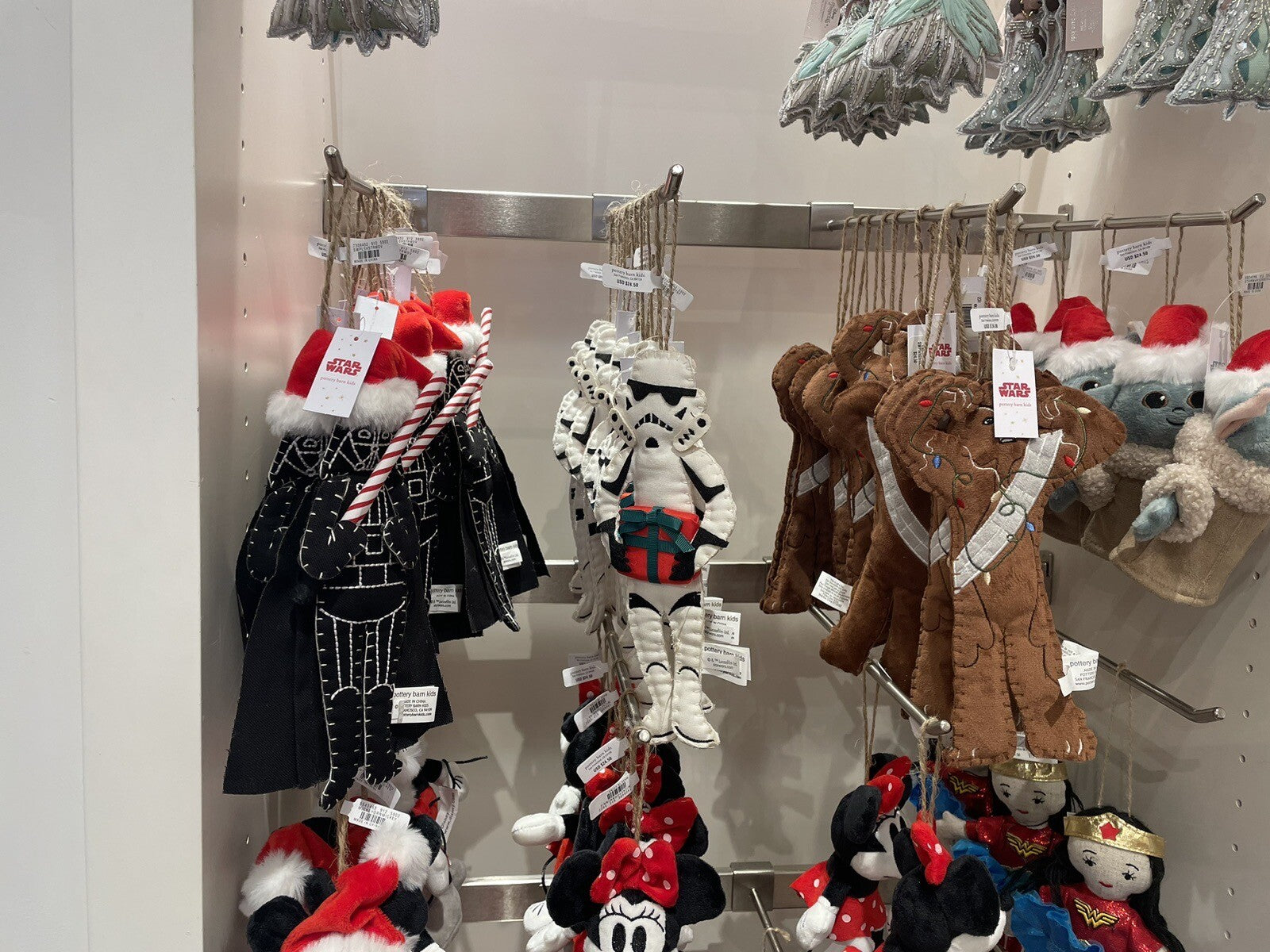 Disney pottery barn holiday Star wars ornament Christmas gift party kid ?? .