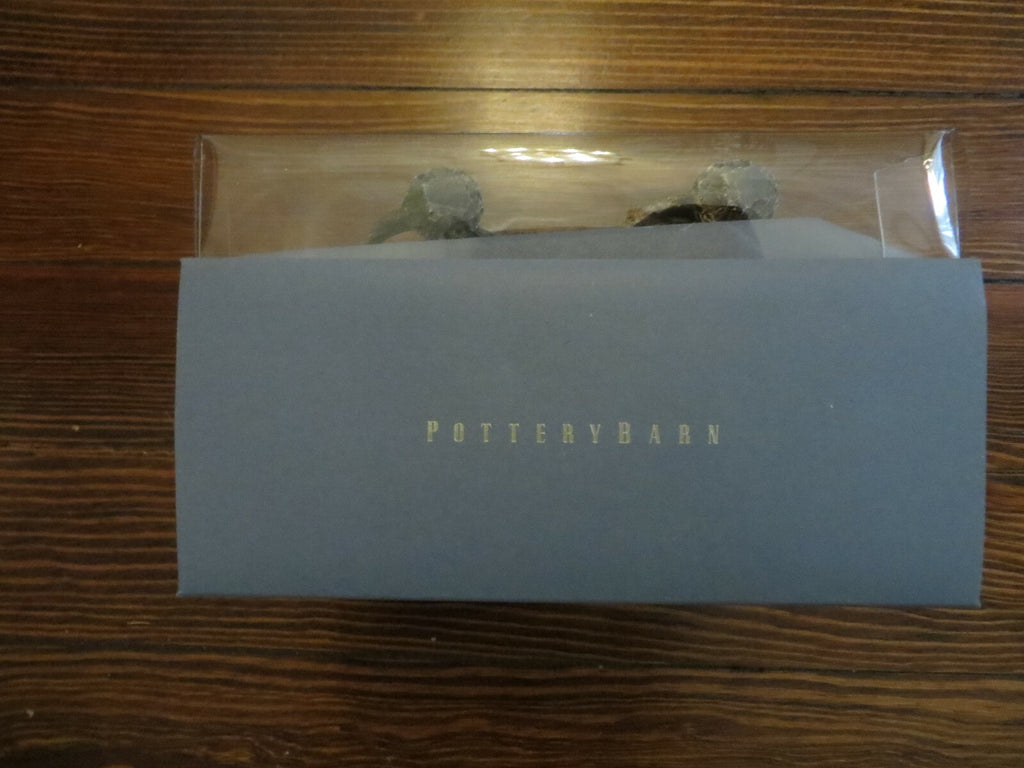 Pottery Barn Disney Holiday Antler Lodge napkin ring Thanksgiving party SET 4 m