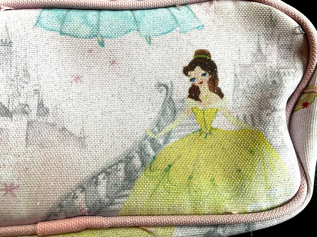 Pottery Barn DISNEY Princess pencil Cinderella Belle bag school gift birthday .