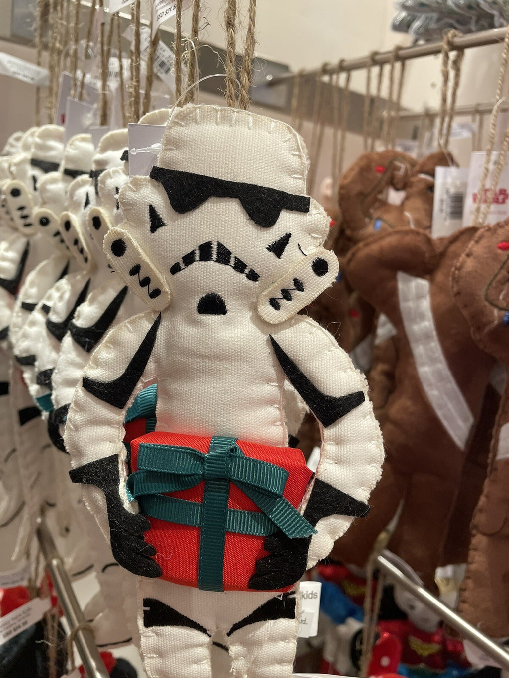 Disney pottery barn holiday Star wars ornament Christmas gift party kid ?? .