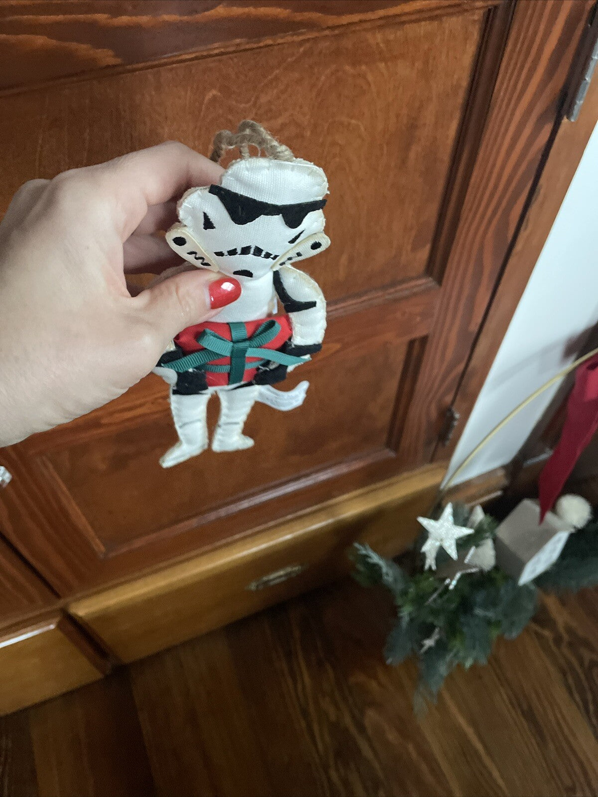 Disney pottery barn holiday Star wars ornament Christmas gift party kid ?? .