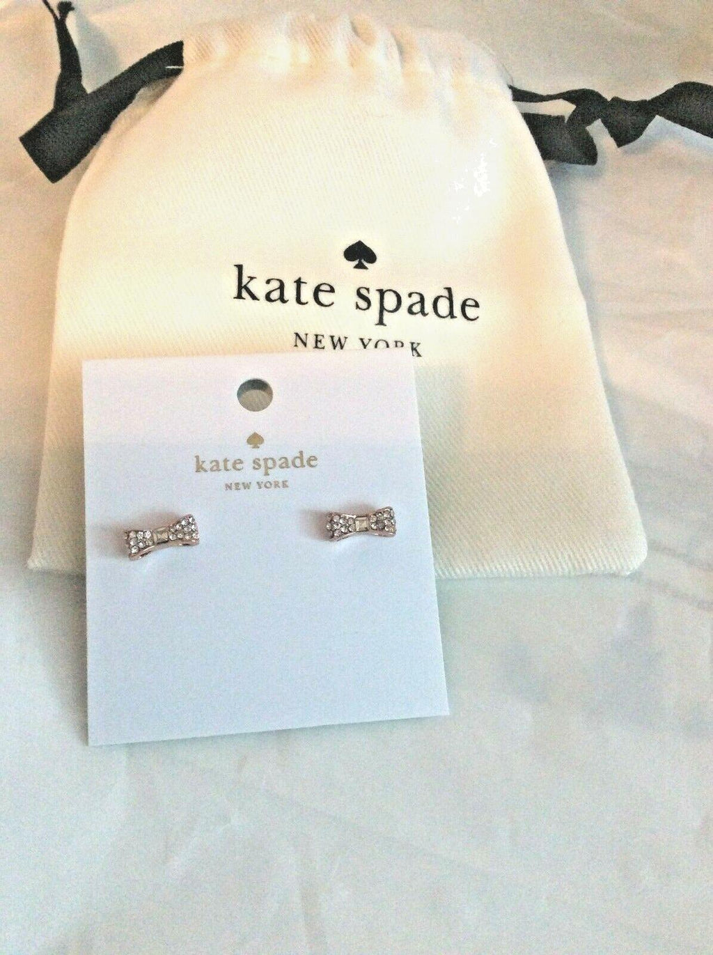 Kate Spade Earrings Disney Gold BOW Holiday gift teen school Birthday girl ??  1