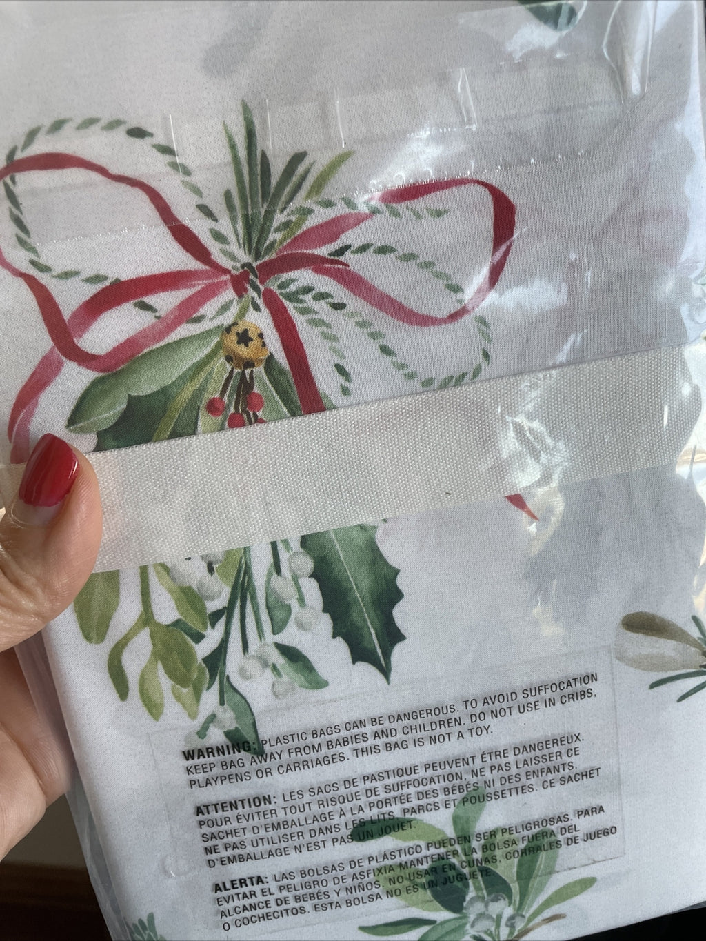 pottery barn Holiday Pillowcase Christmas party Mistletoe Disney gift SET 2