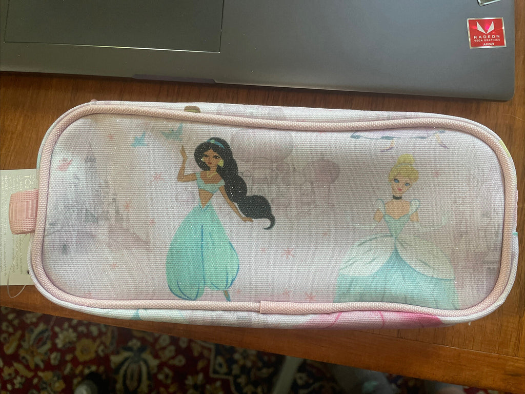 Pottery Barn DISNEY Princess pencil Cinderella Belle bag school gift birthday .