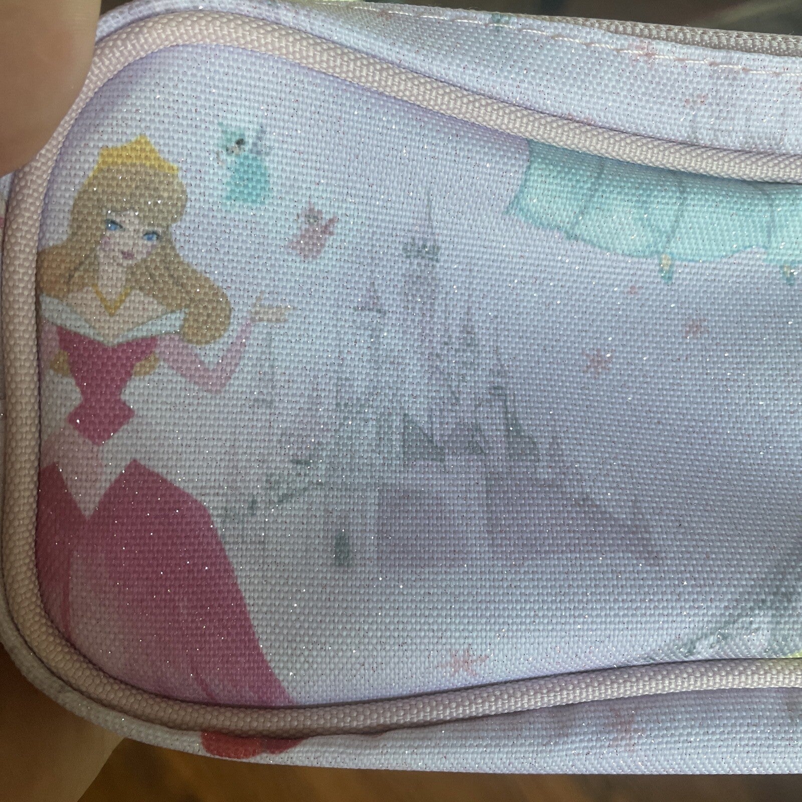 Pottery Barn DISNEY Princess pencil Cinderella Belle bag school gift birthday .