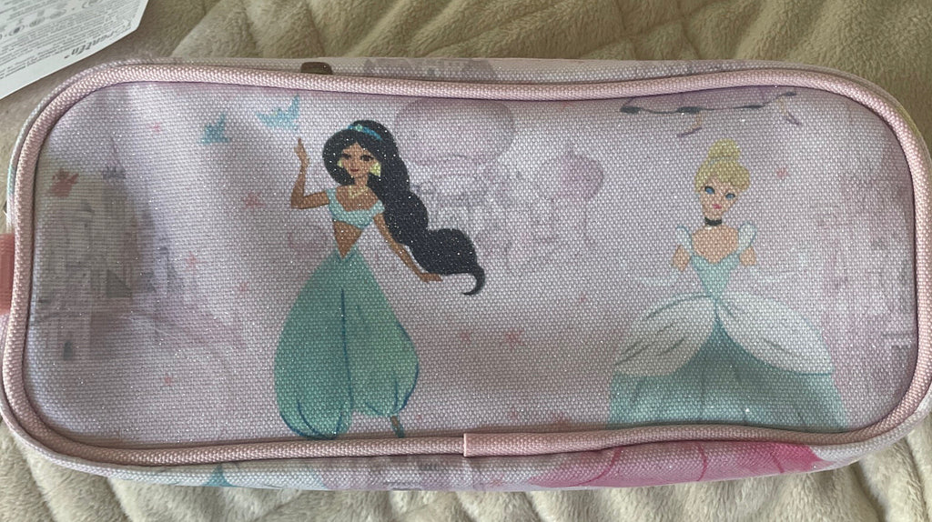 Pottery Barn DISNEY Princess pencil Cinderella Belle bag school gift birthday .