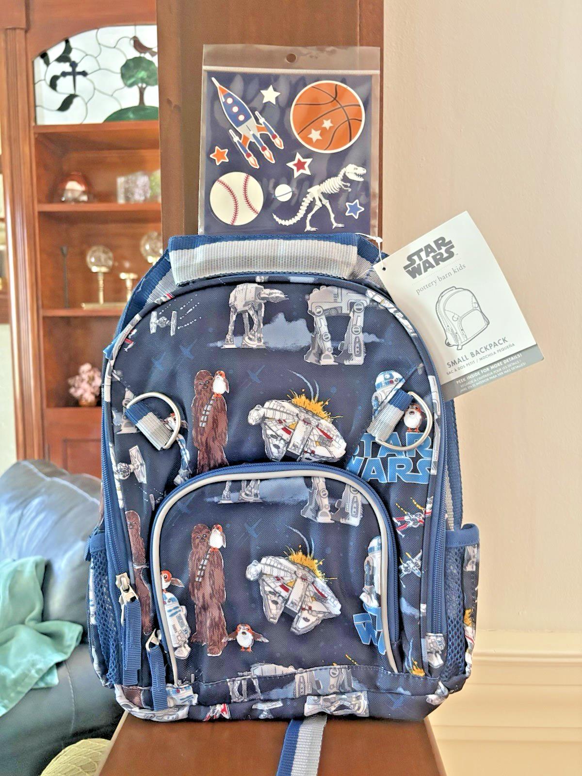 Pottery Barn school Disney STAR WARS Solo Travel space boy Droid Mandalorian  1
