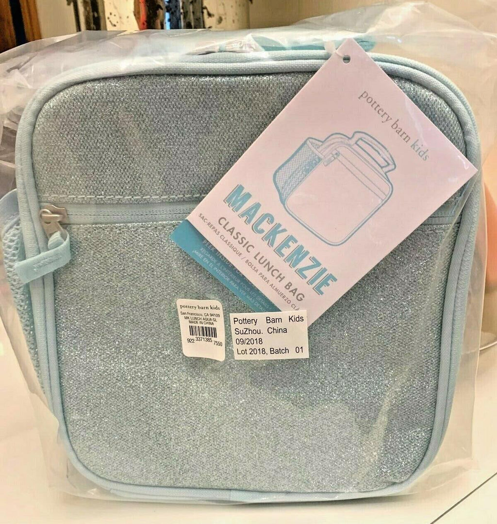 Pottery Barn School LUNCH BOX BAG Disney glitter Frozen girl+ Unicorn pink ?? -