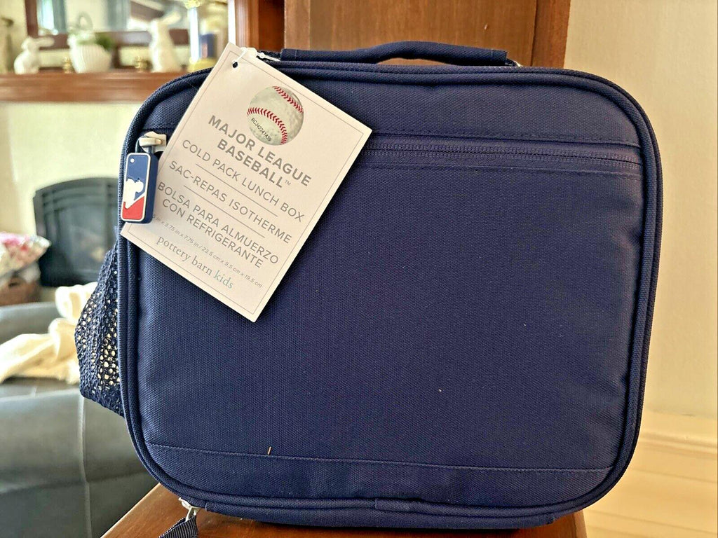 School Pottery Barn MLB BASEBALL LUNCH BOX +Sports Bag travel boy disney  ??  .