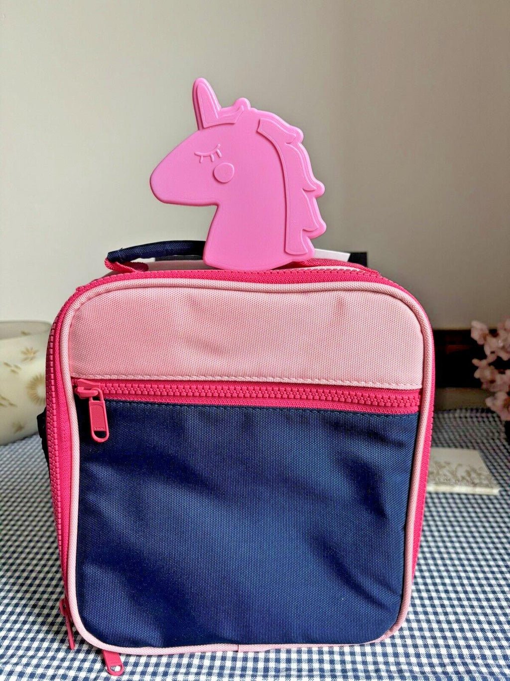 Pottery Barn LUNCH BOX BAG school Disney Rainbow Disney bag pink gift stripe -