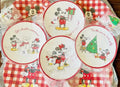 Pottery Barn DINNER SET holiday Mickey Mouse party school Disney Plate gift Kid