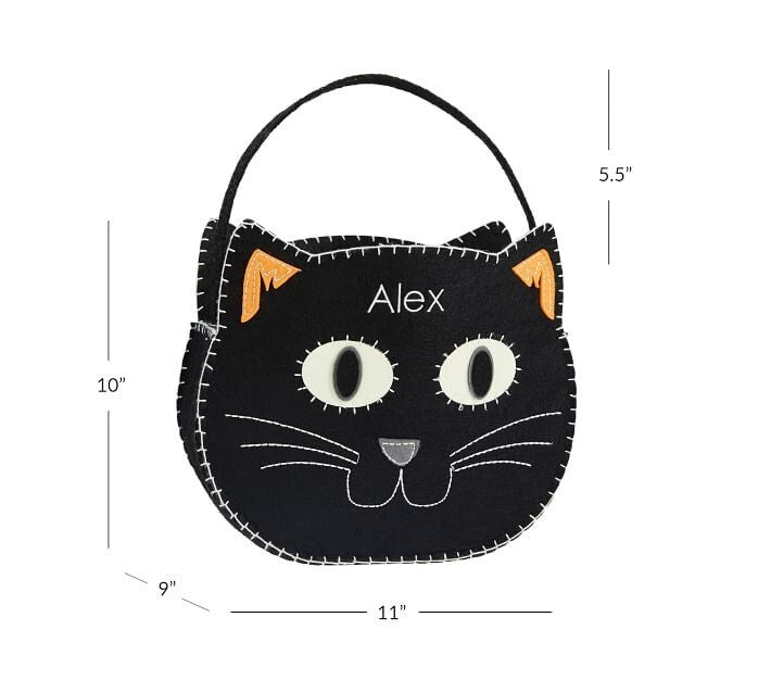 Pottery barn Disney Treat bag holiday halloween kitty cat school gift pumpkin [