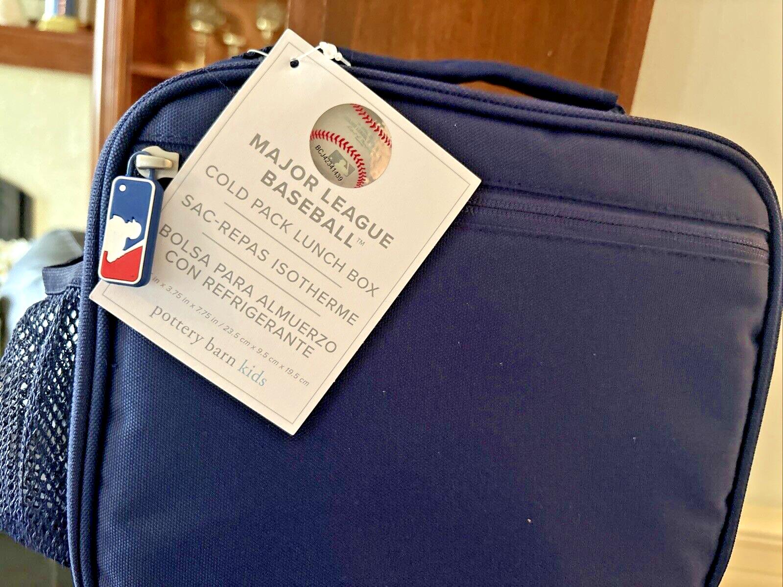 School Pottery Barn MLB BASEBALL LUNCH BOX +Sports Bag travel boy disney  ??  .