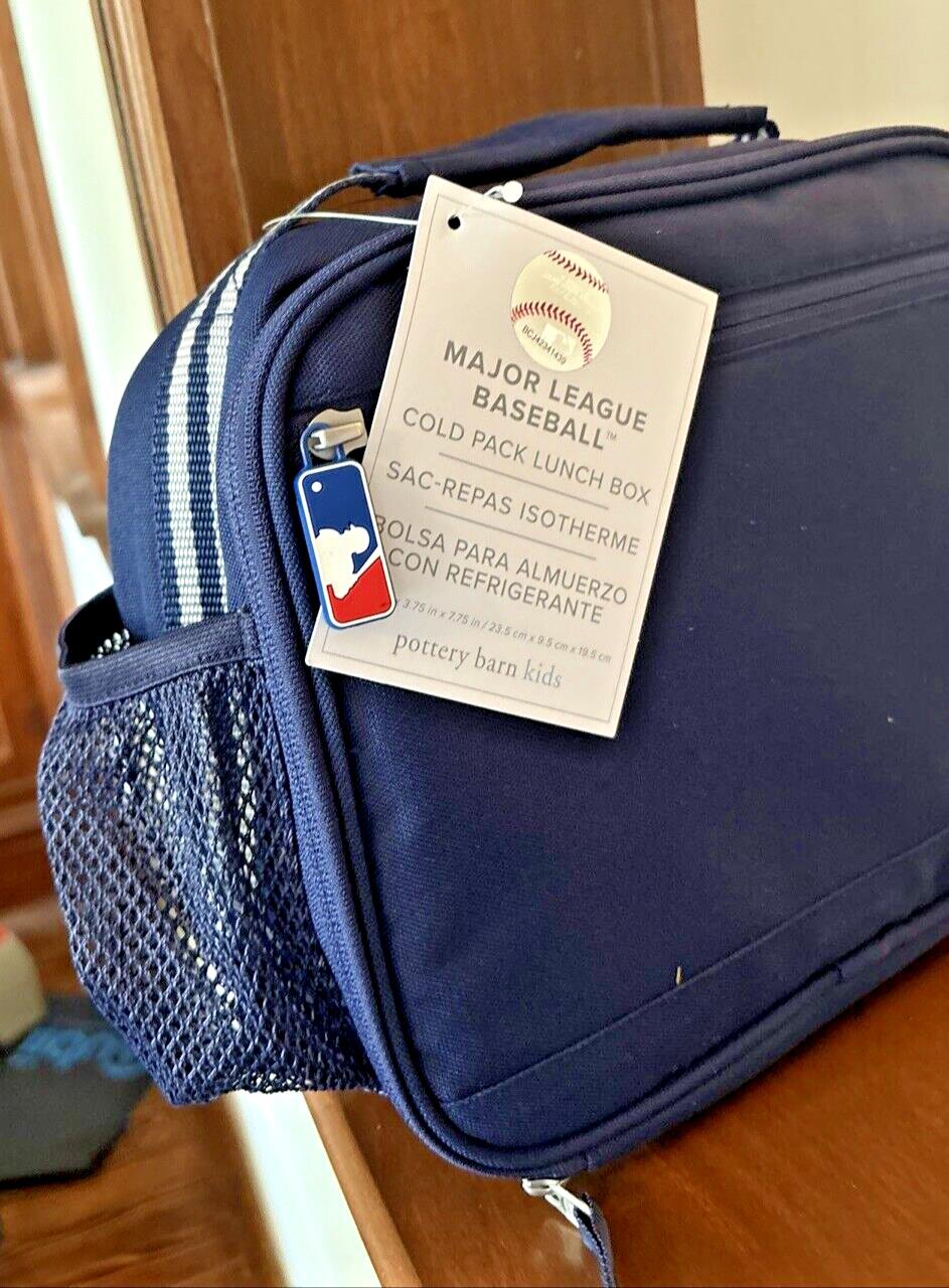 School Pottery Barn MLB BASEBALL LUNCH BOX +Sports Bag travel boy disney  ??  .