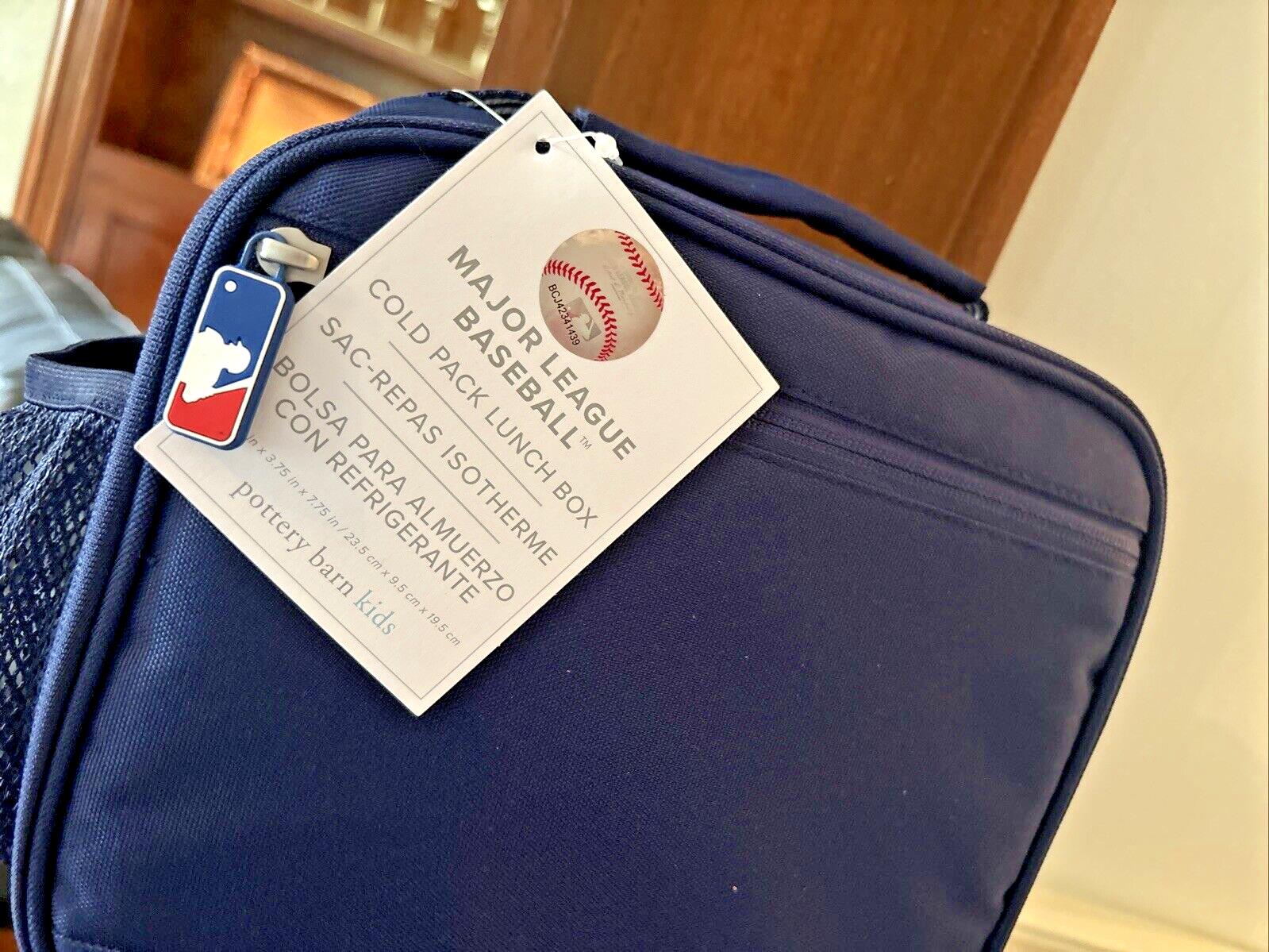 School Pottery Barn MLB BASEBALL LUNCH BOX +Sports Bag travel boy disney  ??  .