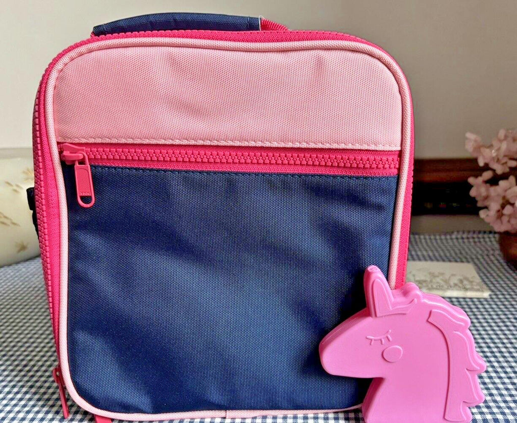 Pottery Barn LUNCH BOX BAG school Disney Rainbow Disney bag pink gift stripe -