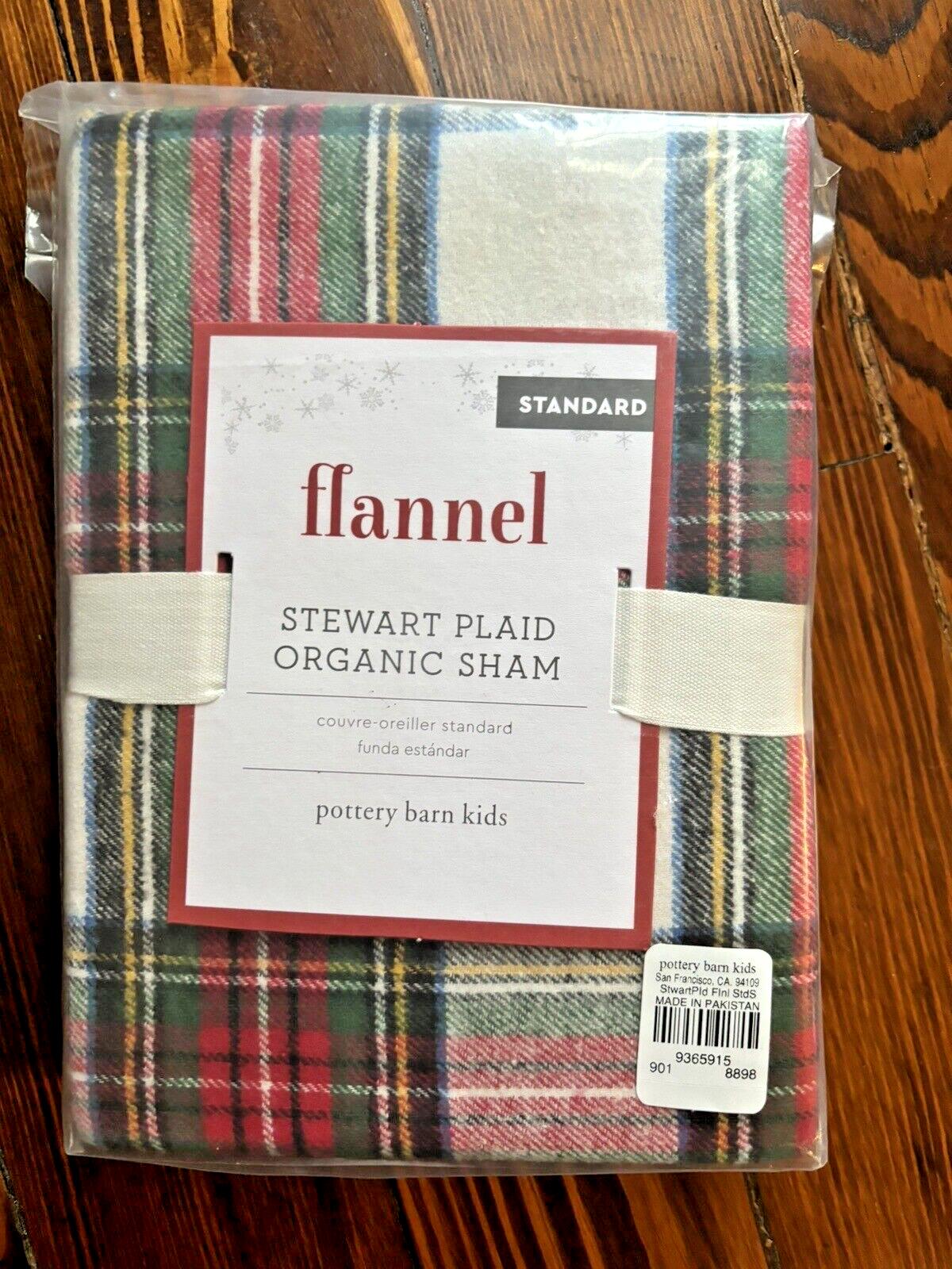 Pottery Barn holiday Disney PLAID Pillow SHAM cover Christmas party Stewart m