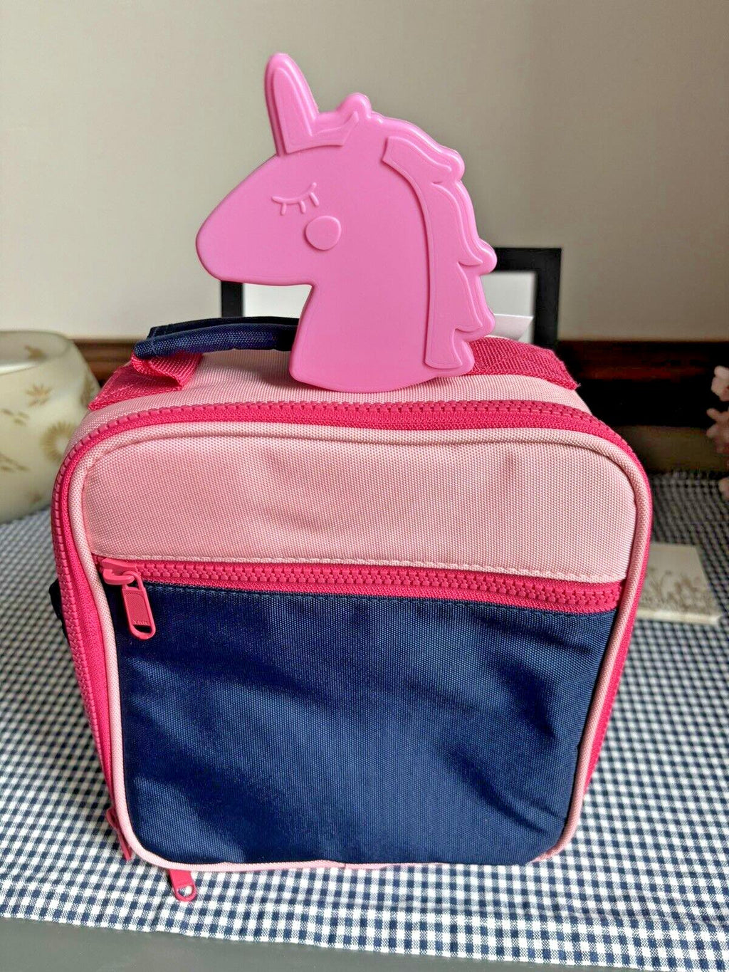 Pottery Barn LUNCH BOX BAG school Disney Rainbow Disney bag pink gift stripe -
