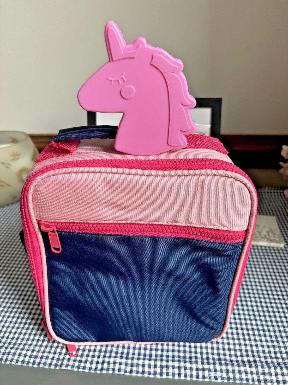 Pottery Barn LUNCH BOX BAG school Disney Rainbow Disney bag pink gift stripe -