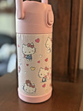 Pottery barn school HELLO KITTY WATER Bottle Disney travel girl PINK cat pre k {