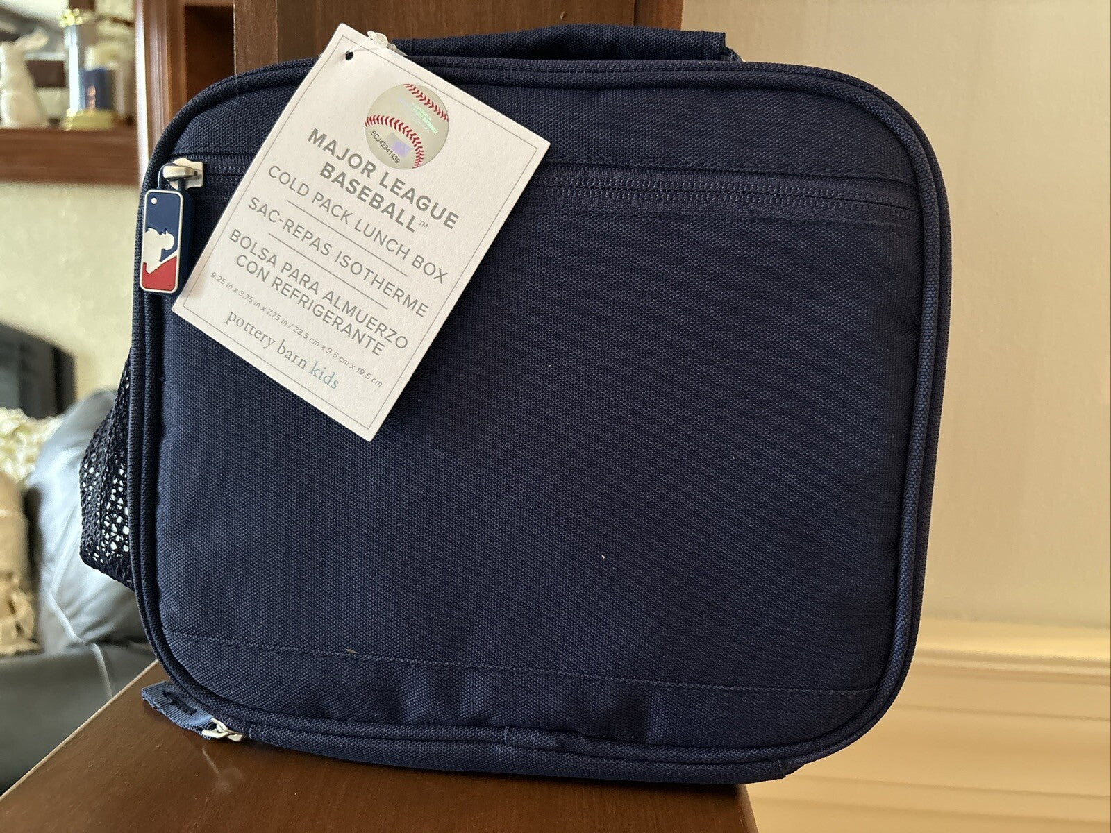 School Pottery Barn MLB BASEBALL LUNCH BOX +Sports Bag travel boy disney  ??  .