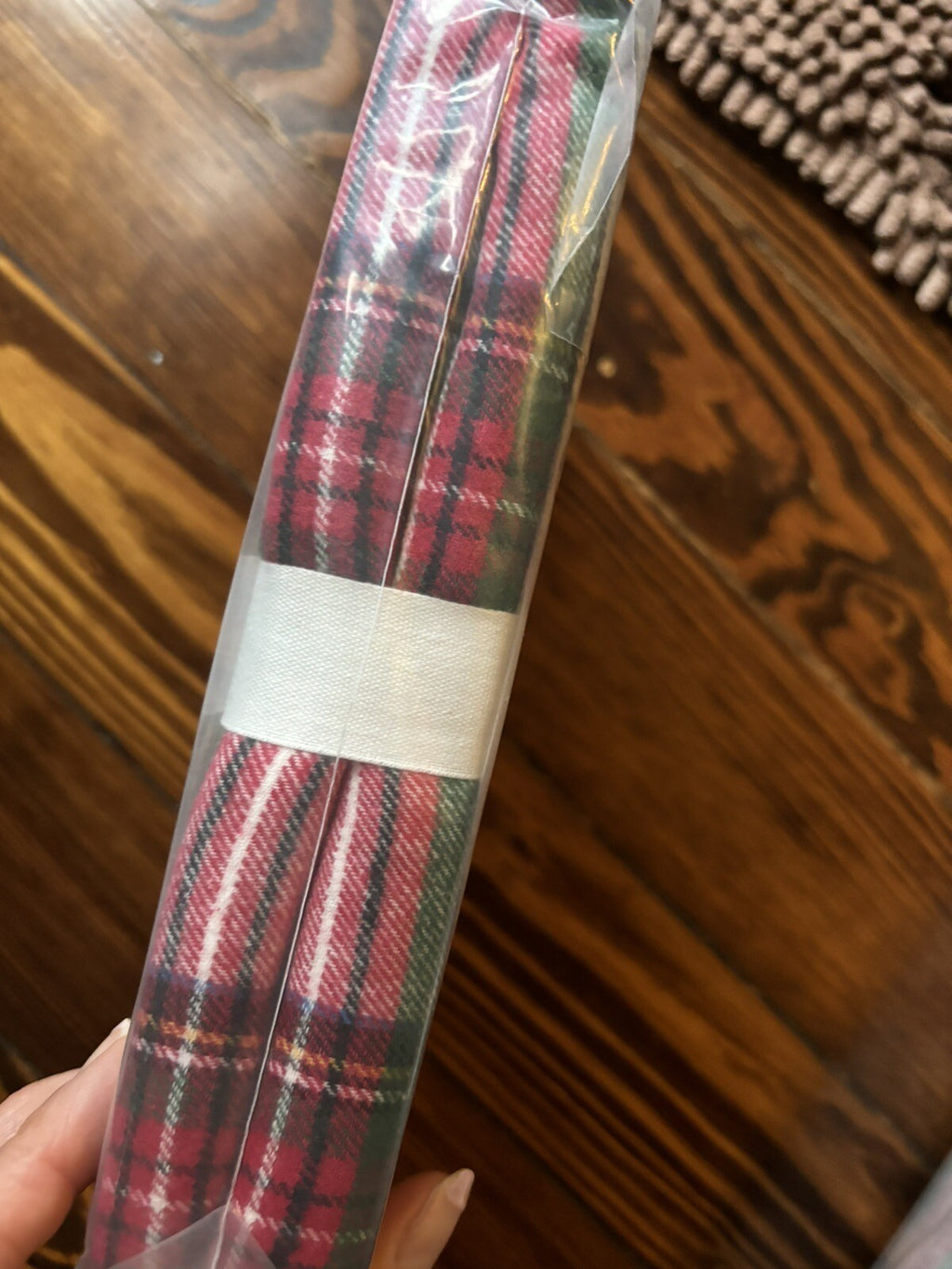 Pottery Barn holiday Disney PLAID Pillow SHAM cover Christmas party Stewart m