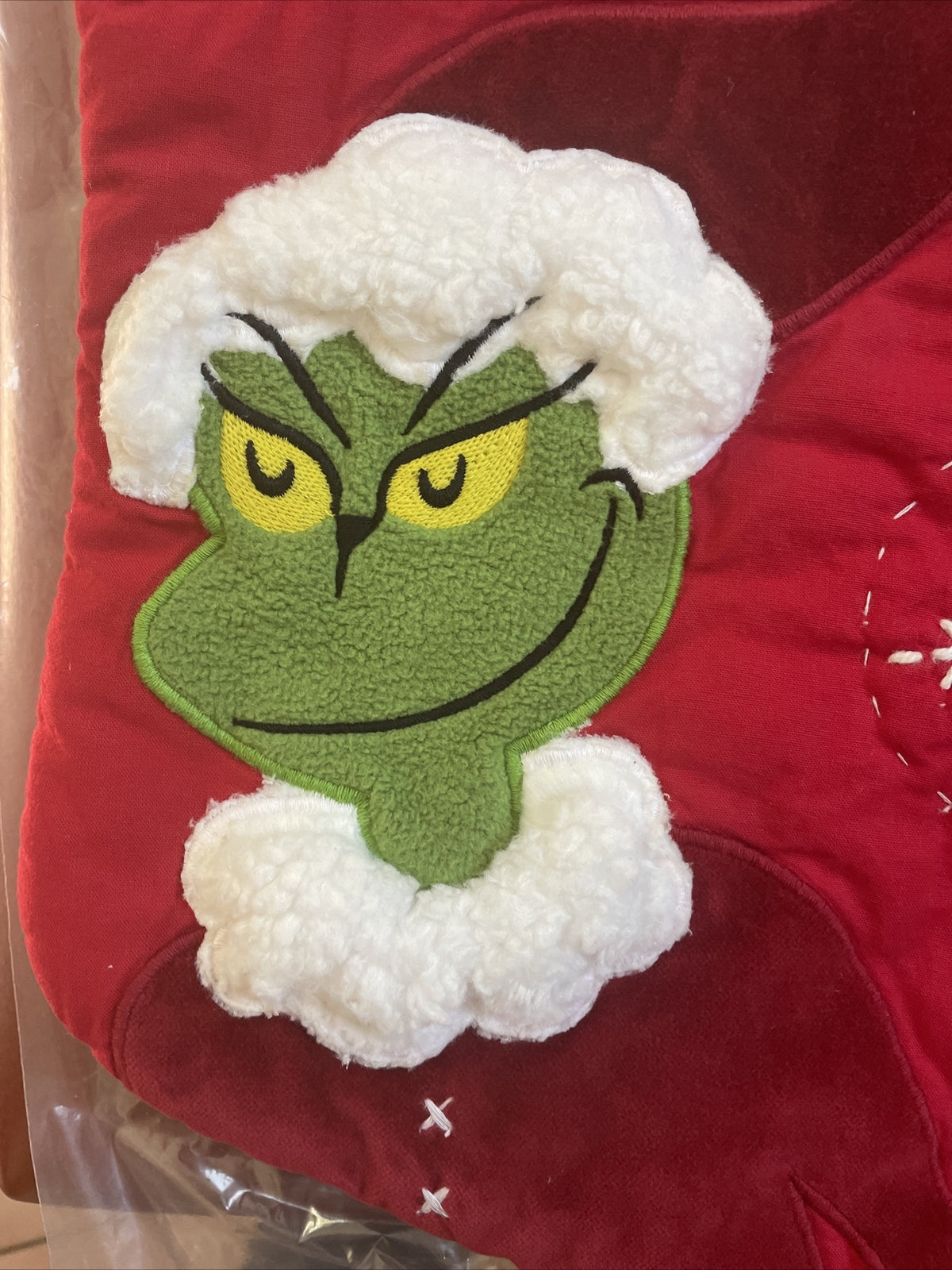 Pottery Barn GRINCH Holiday Christmas stocking Dr. Seuss gift Party kid Disney [