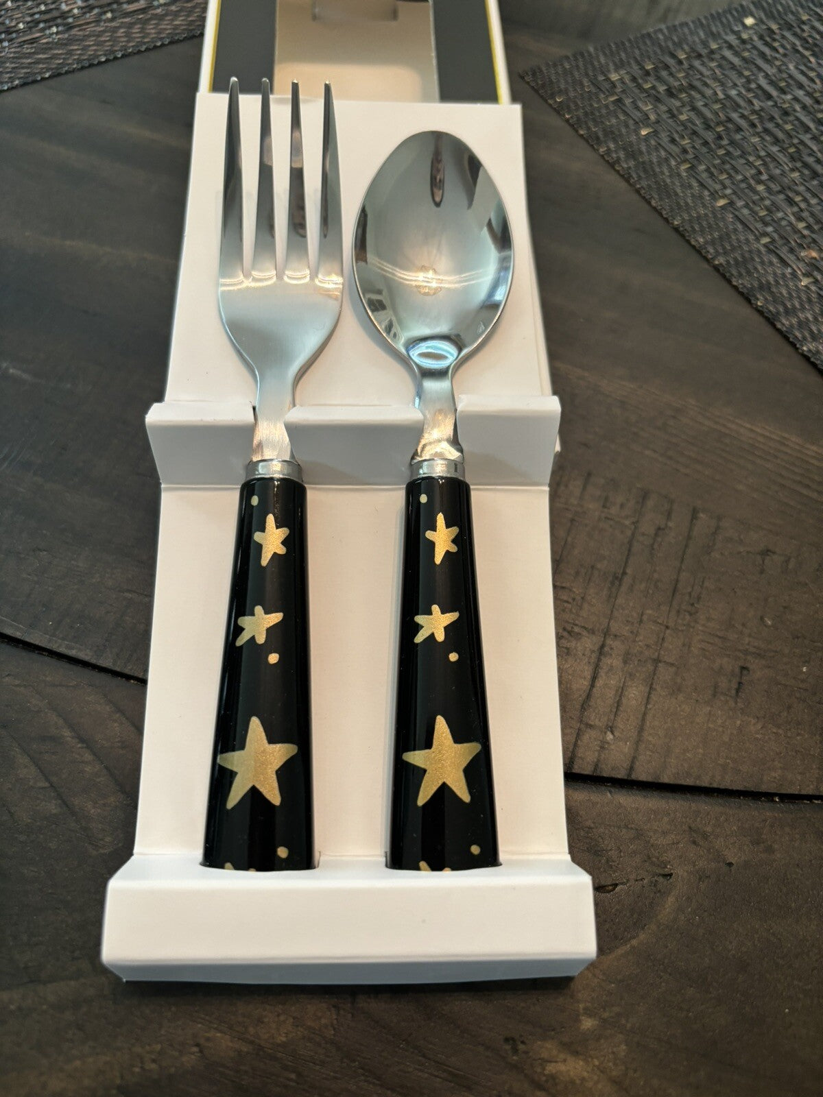 Pottery Barn Disney Plate + Utensil Set Halloween Holiday party black cat kid a